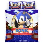 Housse De Couette Sonic the Hedgehog 20 Parure de lit Ensemble De Literie