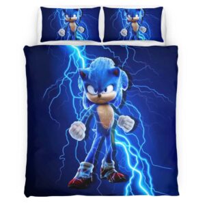 Housse De Couette Sonic the Hedgehog 21 Parure de lit Ensemble De Literie