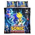 Housse De Couette Sonic the Hedgehog 31 Parure de lit Ensemble De Literie