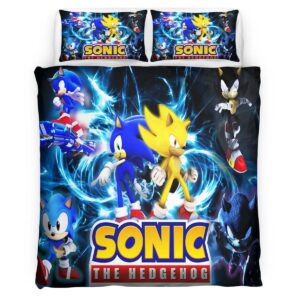 Housse De Couette Sonic the Hedgehog 31 Parure de lit Ensemble De Literie