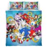 Housse De Couette Sonic the Hedgehog 36 Parure de lit Ensemble De Literie