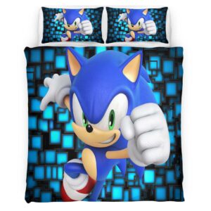 Housse De Couette Sonic the Hedgehog 45 Parure de lit Ensemble De Literie