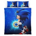 Housse De Couette Sonic the Hedgehog 47 Parure de lit Ensemble De Literie