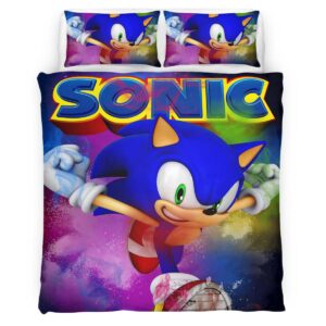 Housse De Couette Sonic the Hedgehog 5 Parure de lit Ensemble De Literie