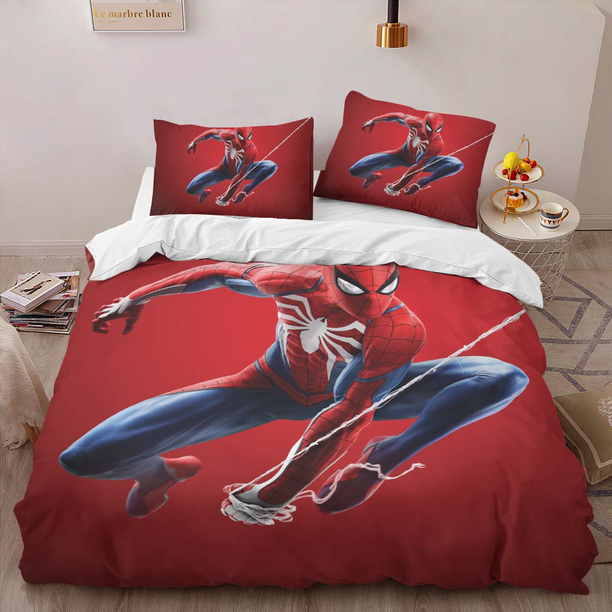 Housse De Couette Spider-Man 15 Parure de lit Ensemble De Literie – Image 2