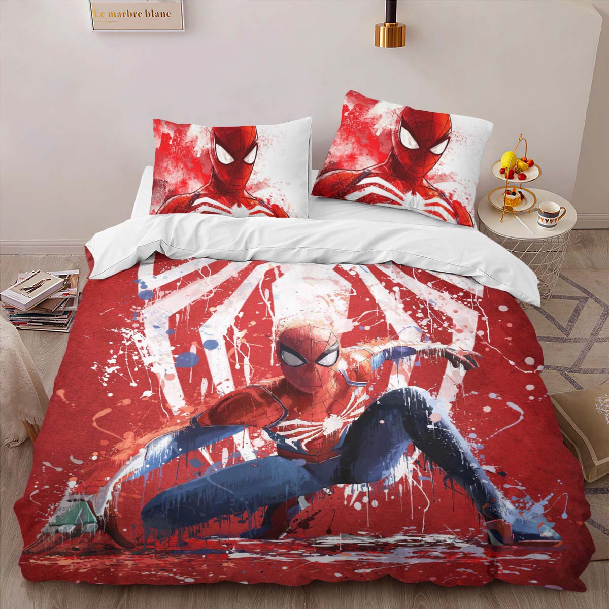 Housse De Couette Spider-Man 4 Parure de lit Ensemble De Literie – Image 2