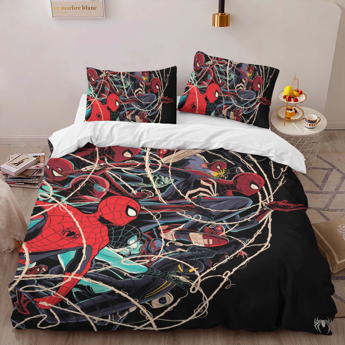 Housse De Couette Spider-Man 54 Parure de lit Ensemble De Literie – Image 2