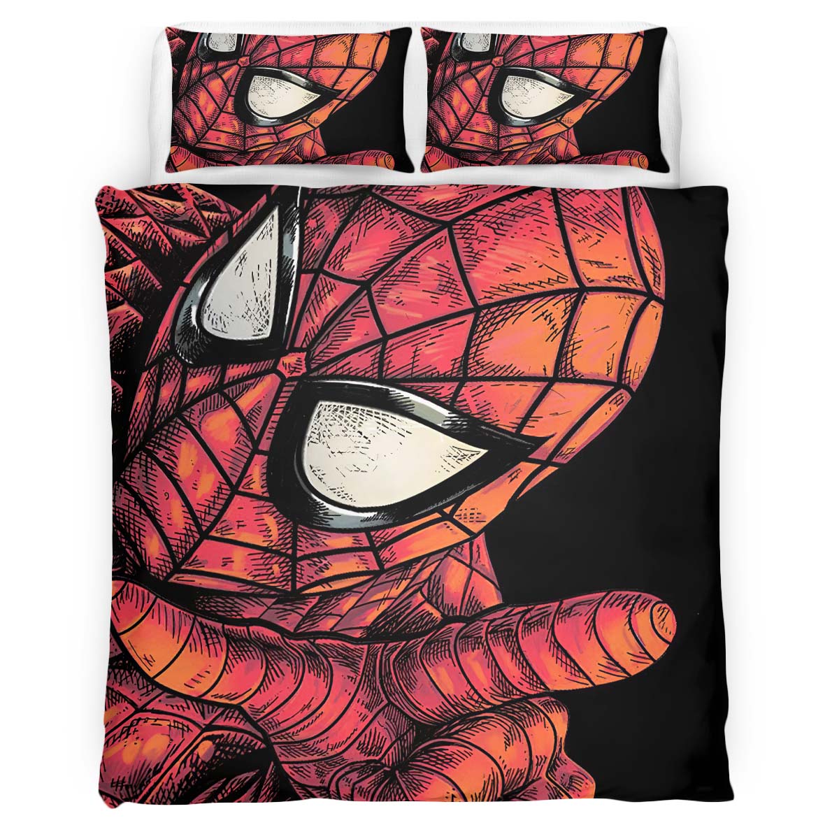 Housse De Couette Spider-Man 7 Parure de lit Ensemble De Literie