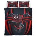 Housse De Couette Spider-Man Fond Sombre 2 Parure de lit Ensemble De Literie