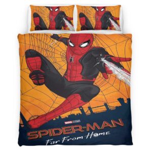 Housse De Couette Spider-Man Far From Home Parure de lit Ensemble De Literie