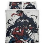 Housse De Couette Spider-Man Venom Parure de lit Ensemble De Literie