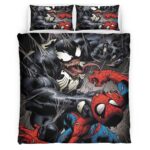 Housse De Couette Spider-Man Venom 4 Parure de lit Ensemble De Literie