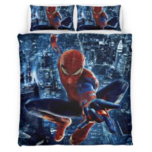 Housse De Couette Spider-Man en Ville 2 Parure de lit Ensemble De Literie