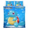Housse De Couette Carapuce Pokémon 3 Parure de lit Ensemble De Literie