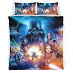 Housse De Couette Star Wars – Tous les Personnages 1002 Parure de lit Ensemble De Literie