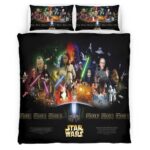 Housse De Couette Star Wars – Tous les Personnages 1003 Parure de lit Ensemble De Literie