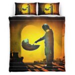 Housse De Couette Star Wars Baby Yoda – The Mandalorian Parure de lit Ensemble De Literie