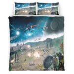 Housse De Couette Star Wars Champ de Bataille 1 Parure de lit Ensemble De Literie