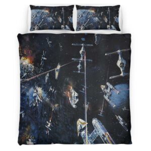 Housse De Couette Star Wars Vaisseau de Combat 2 Parure de lit Ensemble De Literie