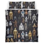 Housse De Couette Star Wars Personnages Parure de lit Ensemble De Literie
