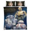 Housse De Couette Star Wars Droïdes Parure de lit Ensemble De Literie