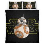Housse De Couette Star Wars Droïde BB-8 Parure de lit Ensemble De Literie