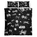 Housse De Couette Star Wars Espace Parure de lit Ensemble De Literie