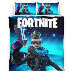 Housse De Couette Summit Seeker Evie Fortnite Chapitre 3 Cyberpunk Parure de lit Ensemble De Literie