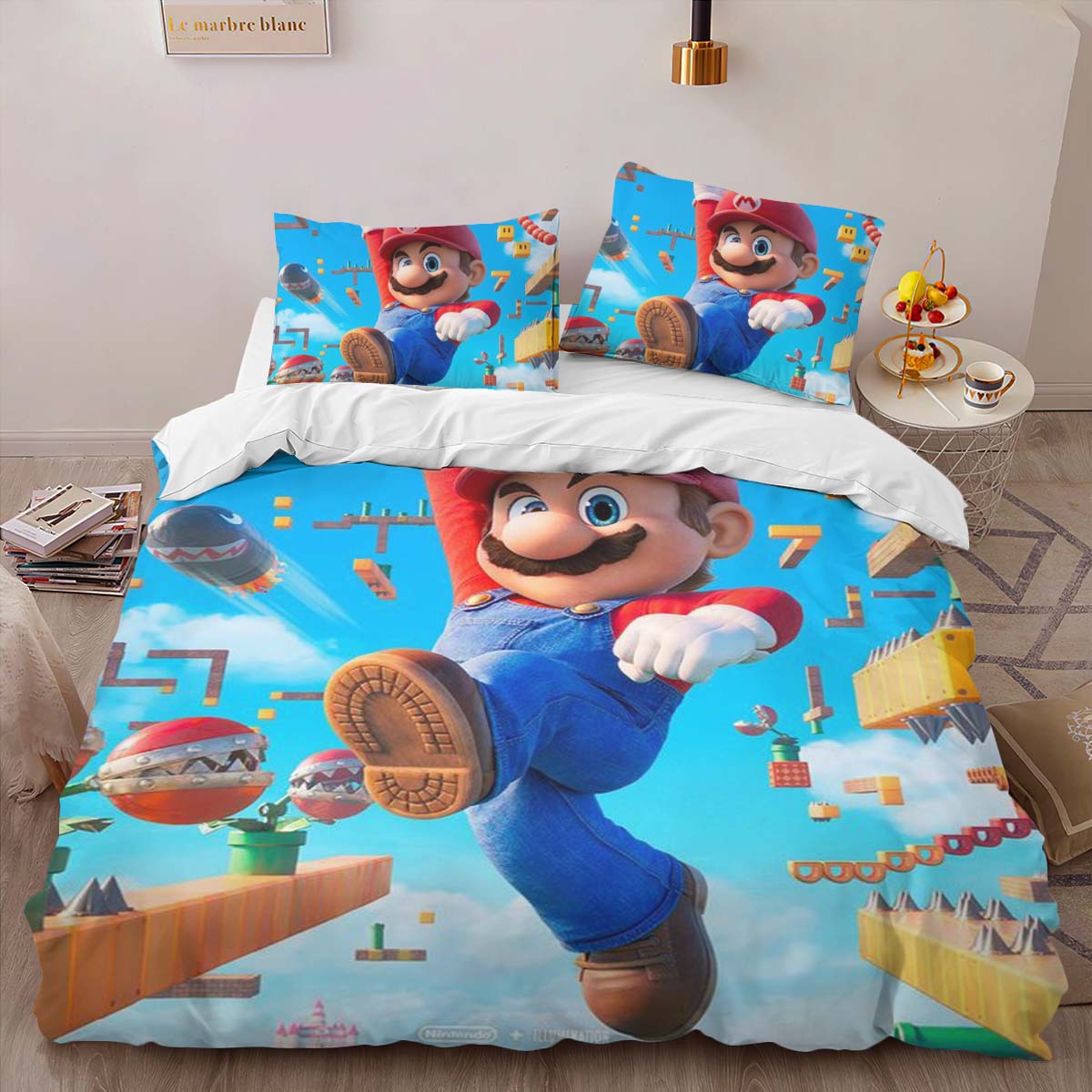 Housse De Couette Super Mario 01 Parure de lit Ensemble De Literie – Image 2