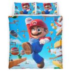 Housse De Couette Super Mario 01 Parure de lit Ensemble De Literie