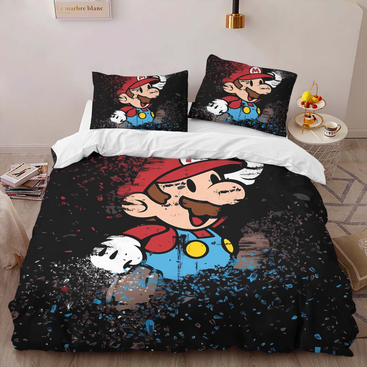 Housse De Couette Super Mario 2 Parure de lit Ensemble De Literie – Image 2