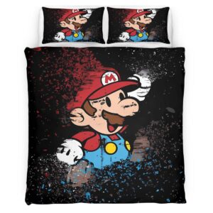 Housse De Couette Super Mario 2 Parure de lit Ensemble De Literie