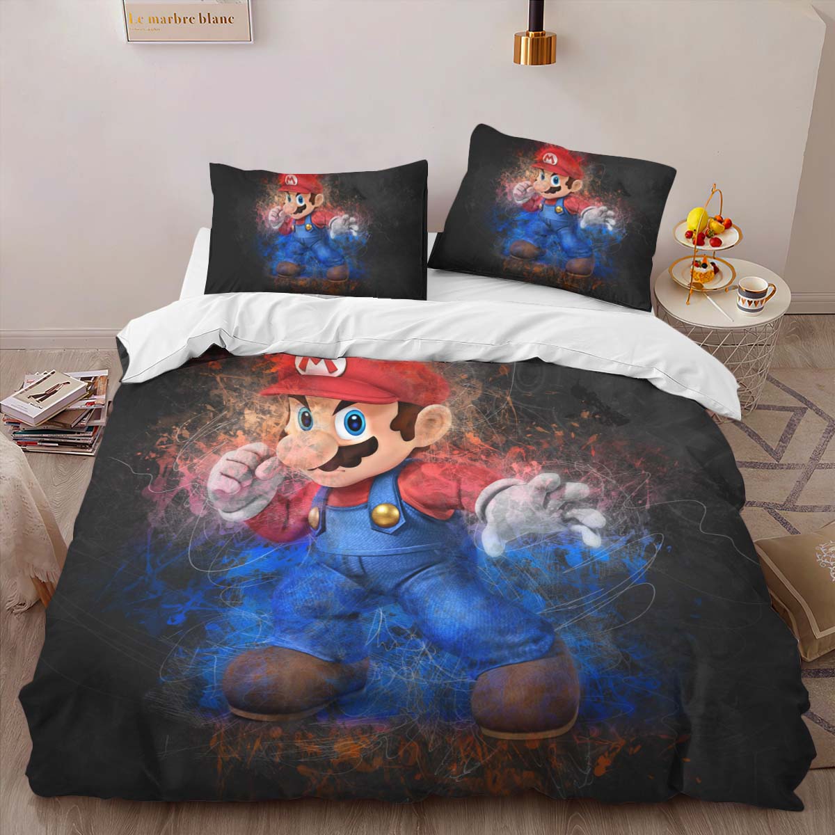 Housse De Couette Super Mario 20 Parure de lit Ensemble De Literie – Image 2