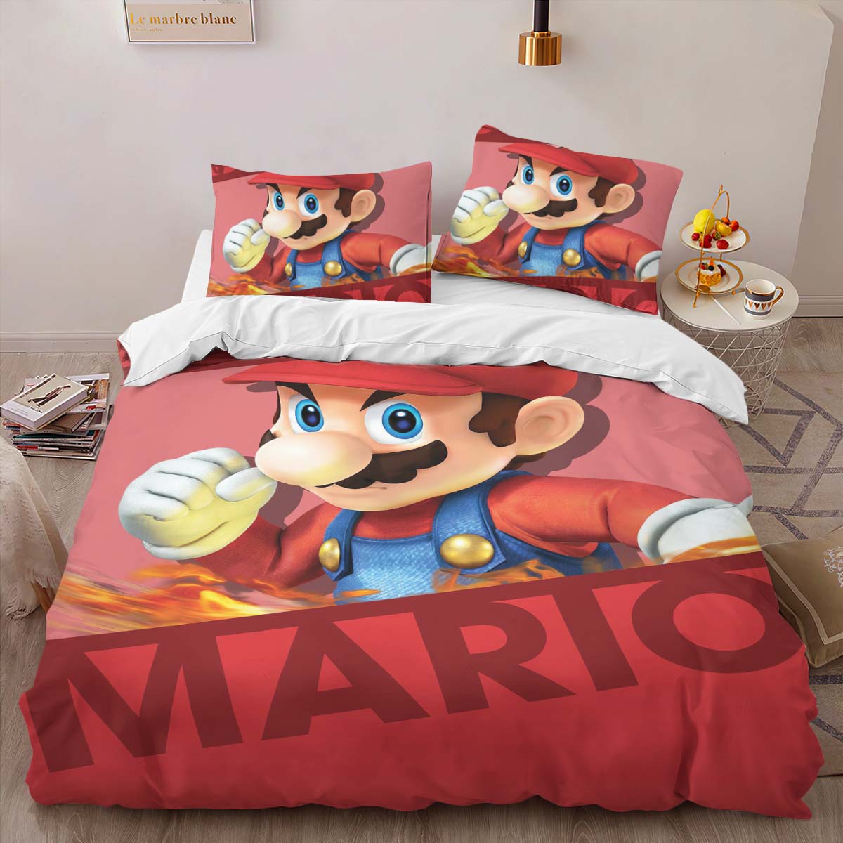 Housse De Couette Super Mario 5 Parure de lit Ensemble De Literie – Image 2