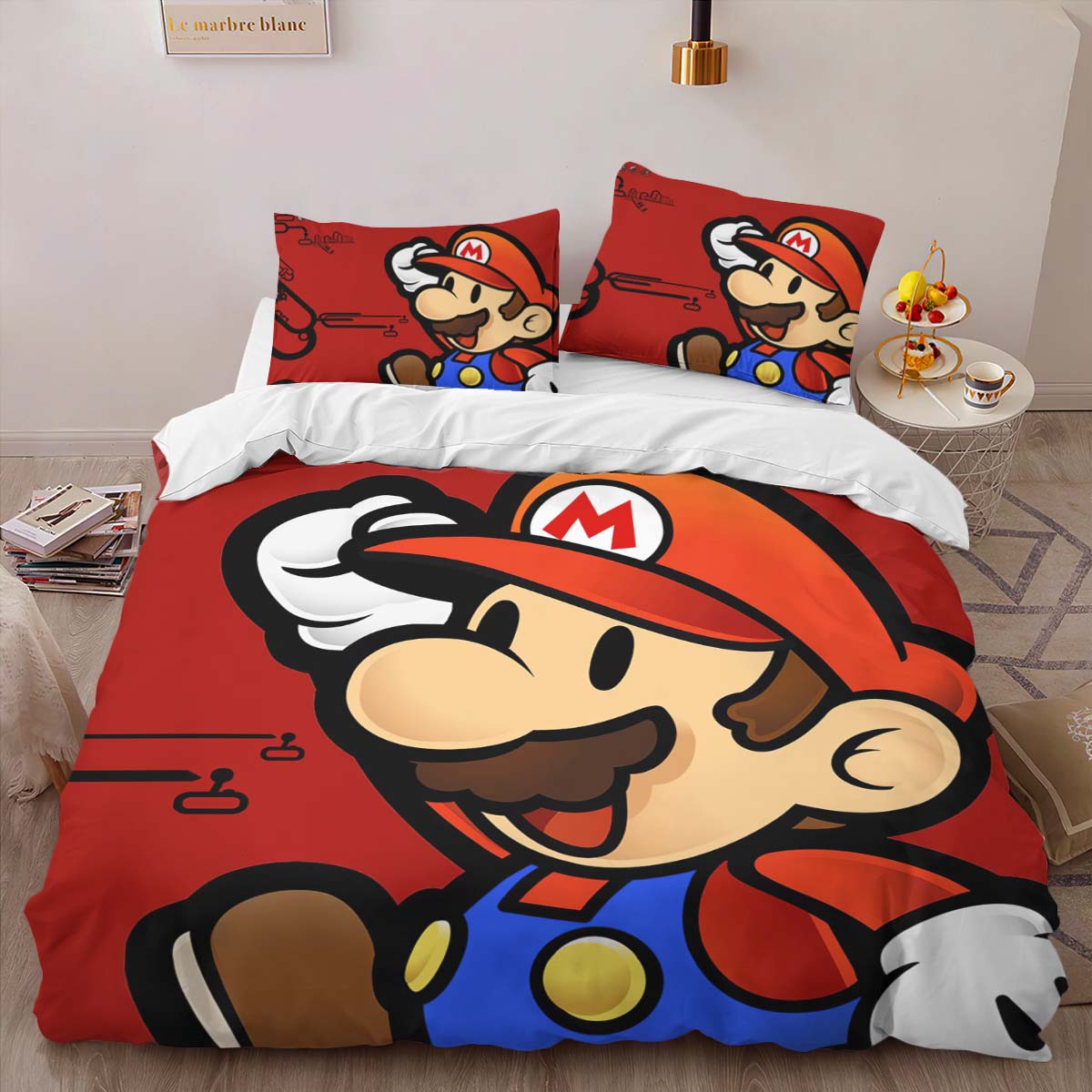 Housse De Couette Super Mario 6 Parure de lit Ensemble De Literie – Image 2