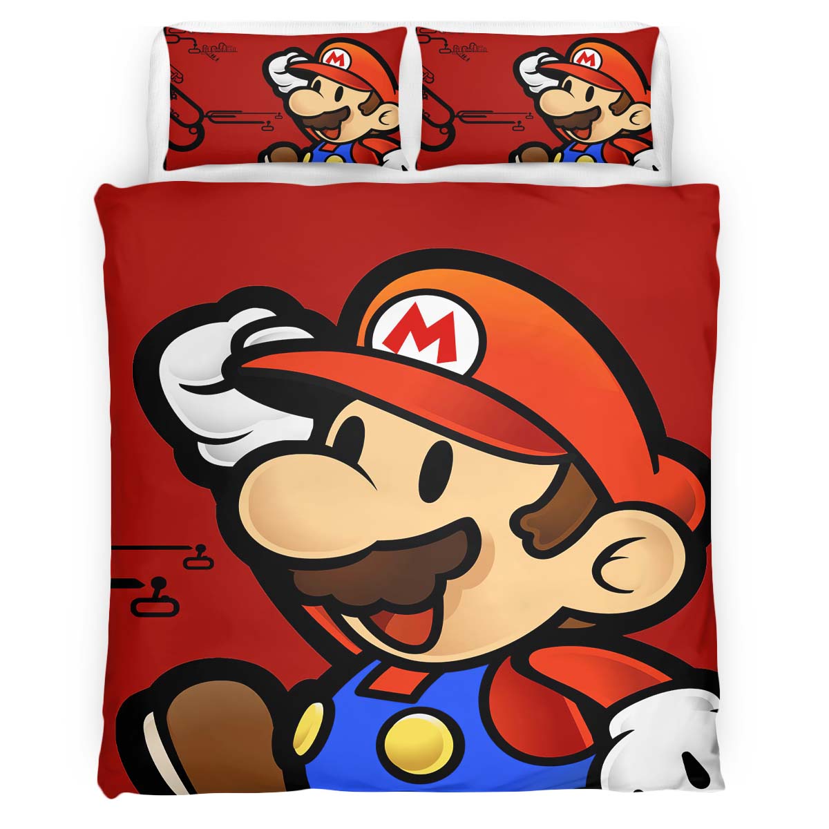 Housse De Couette Super Mario 6 Parure de lit Ensemble De Literie
