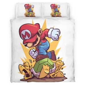 Housse De Couette Super Mario 9 Parure de lit Ensemble De Literie
