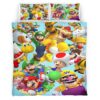 Housse De Couette Personnages Super Mario 27 Parure de lit Ensemble De Literie