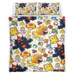 Housse De Couette Personnages Super Mario 31 Parure de lit Ensemble De Literie