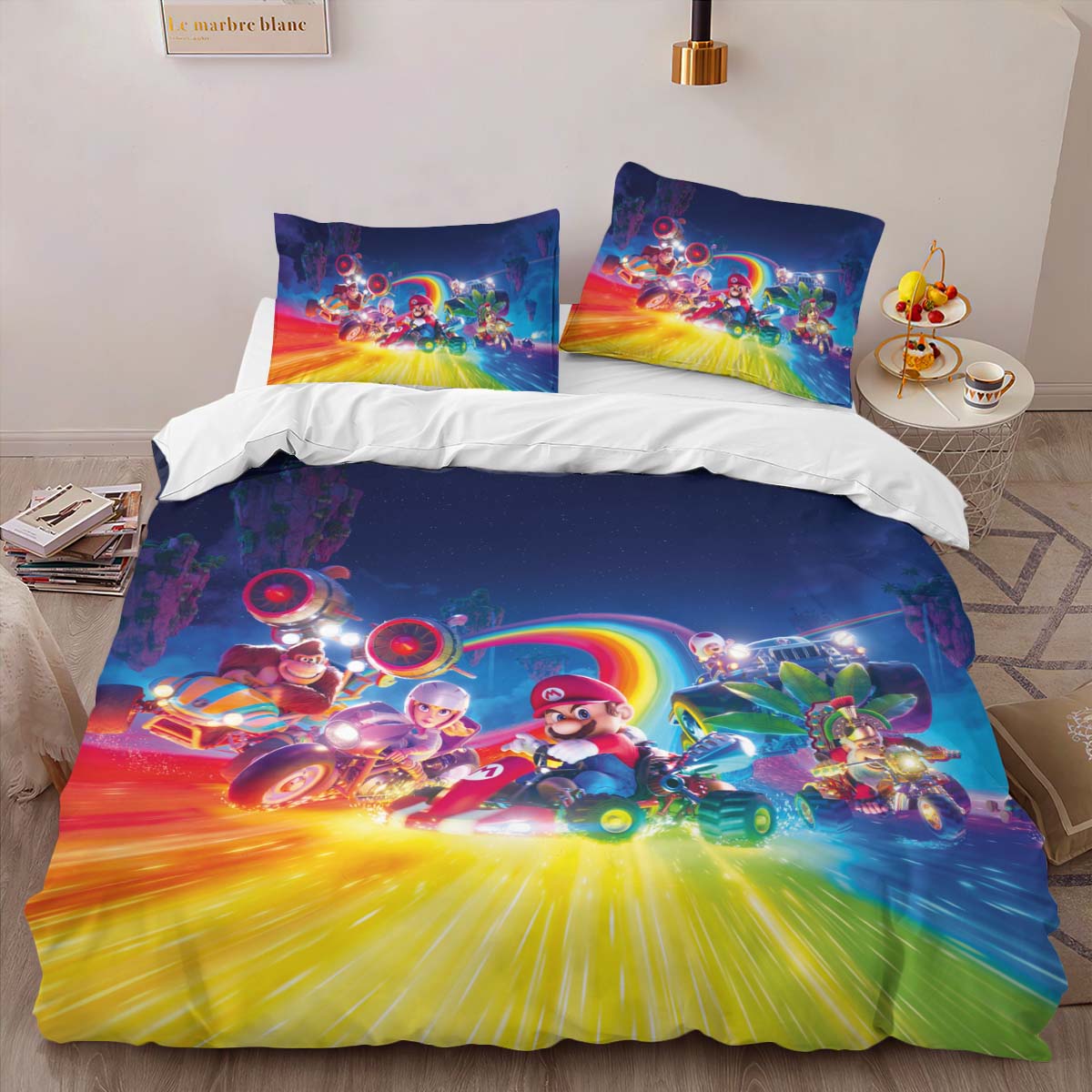 Housse De Couette Personnages Super Mario 38 Parure de lit Ensemble De Literie – Image 2