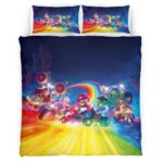 Housse De Couette Personnages Super Mario 38 Parure de lit Ensemble De Literie