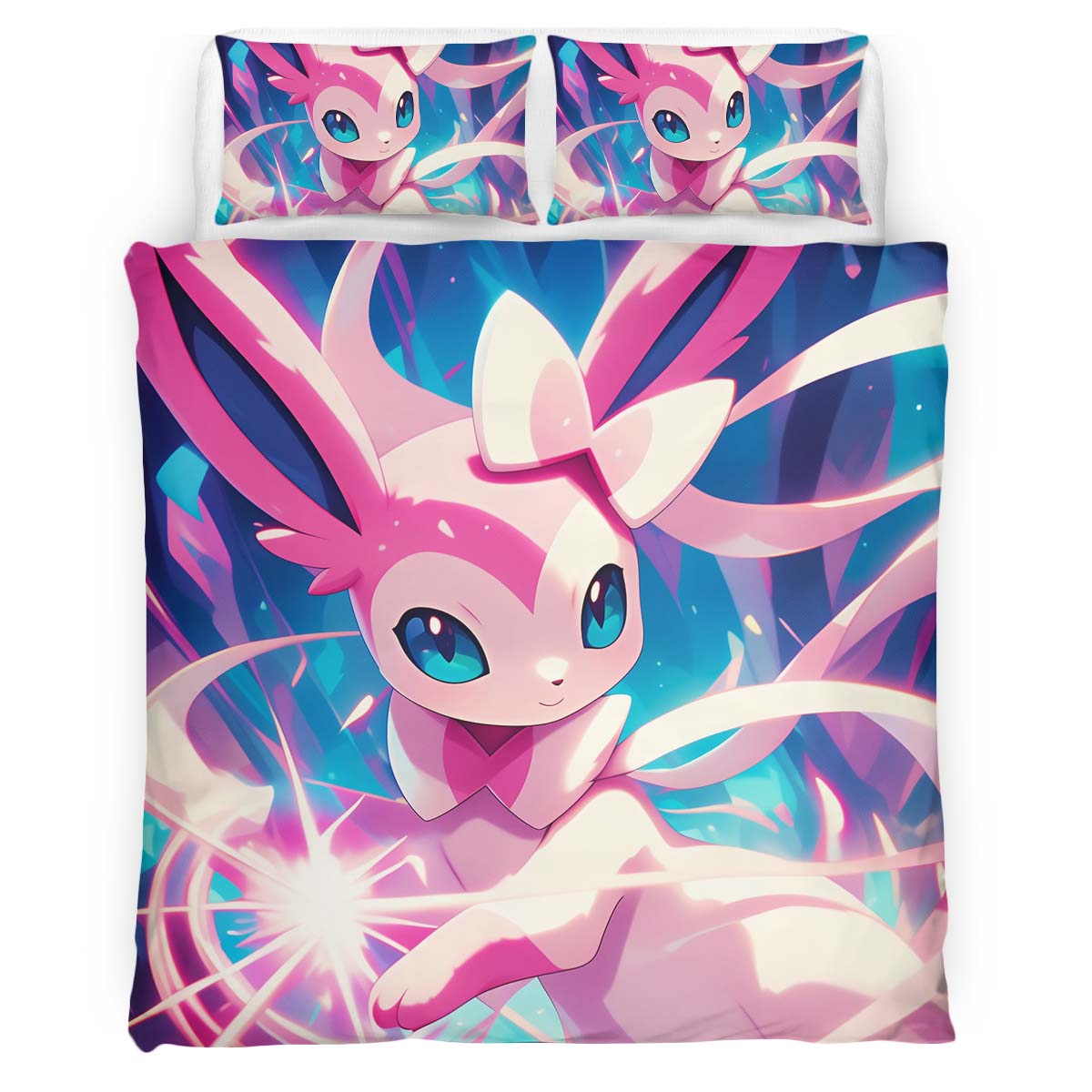 Housse De Couette Nymphali Pokémon 11 Parure de lit Ensemble De Literie