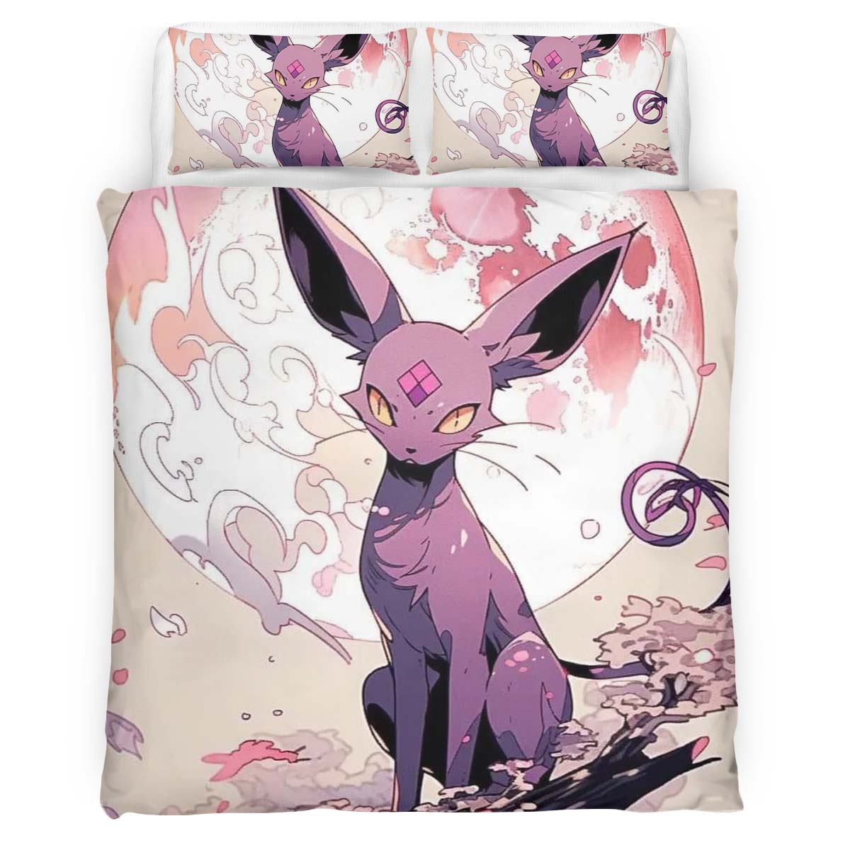 Housse De Couette Nymphali Pokémon 12 Parure de lit Ensemble De Literie