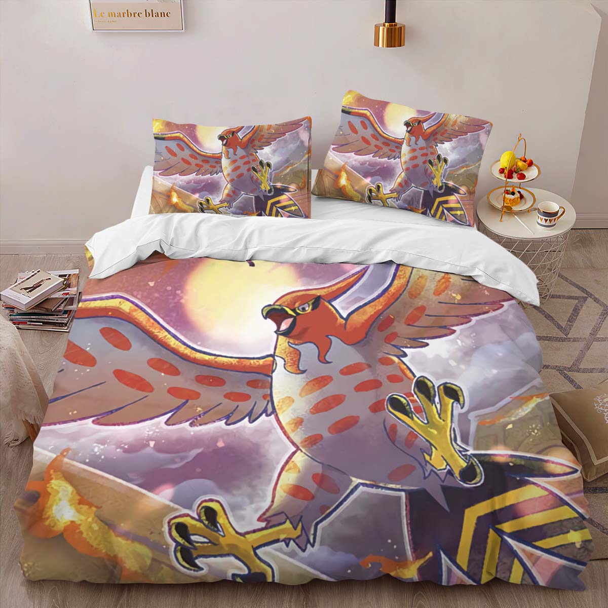 Housse De Couette Flambusard Pokémon 2 Parure de lit Ensemble De Literie – Image 2