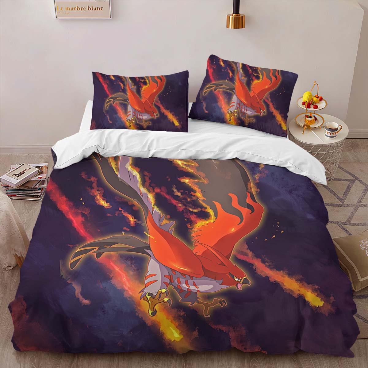 Housse De Couette Flambusard Pokémon 9 Parure de lit Ensemble De Literie – Image 2