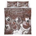 Housse De Couette Taz le Diable de Tasmanie Looney Tunes 07 Parure de lit Ensemble De Literie