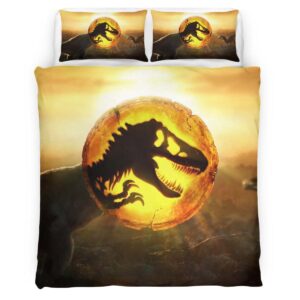 Housse De Couette Les Dinosaures de Jurassic World Parure de lit Ensemble De Literie