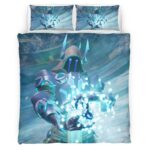 Housse De Couette Le Roi des Glaces Fortnite Parure de lit Ensemble De Literie