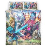 Housse De Couette The Legend of Zelda LOZ08 Parure de lit Ensemble De Literie