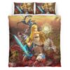 Housse De Couette The Legend of Zelda – Link & Princesse Zelda Tous les Personnages Parure de lit Ensemble De Literie